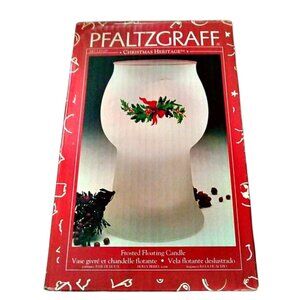 Pflatzgraff Frosted Floating Candle NIB